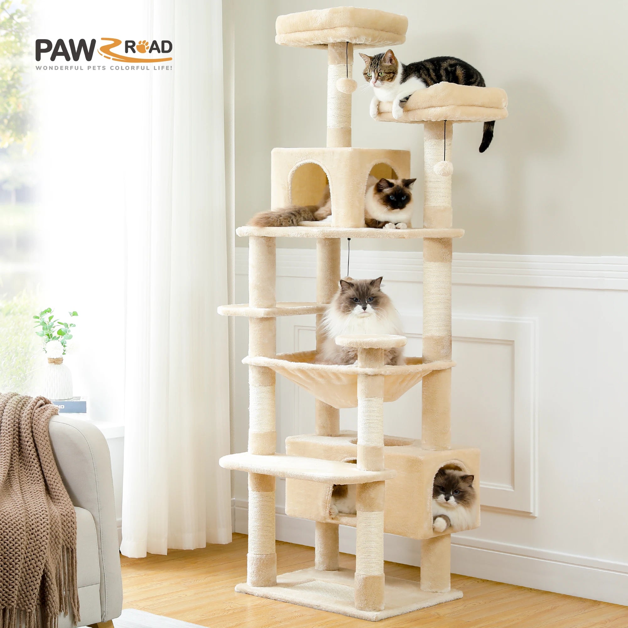 Luxury Multi-Layer Cat Tree House Furniture