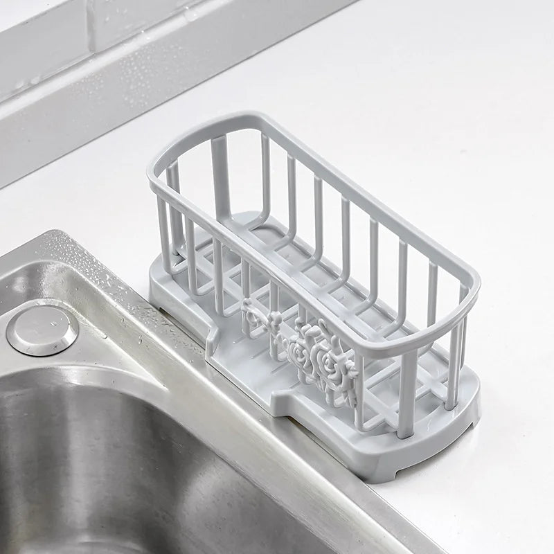 Drain Rack Storage Basket Sponge Organizer